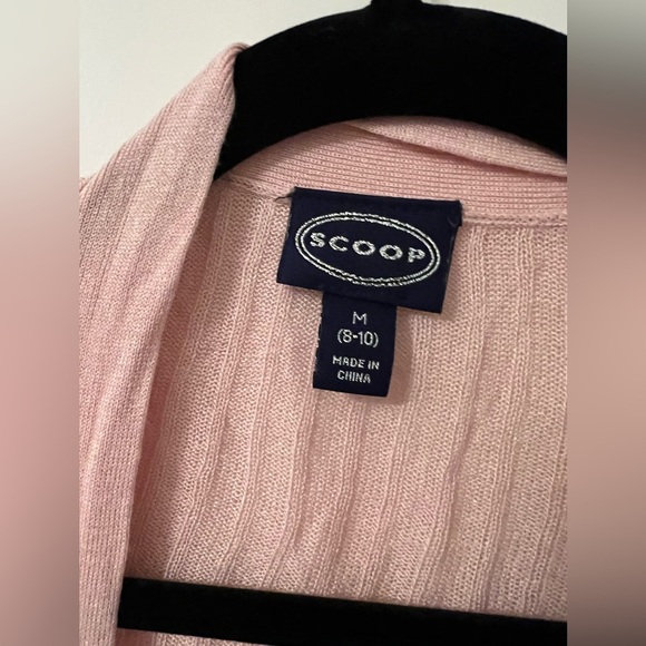 Medium scoop Women's Pink cardigan - Picture 2 of 4